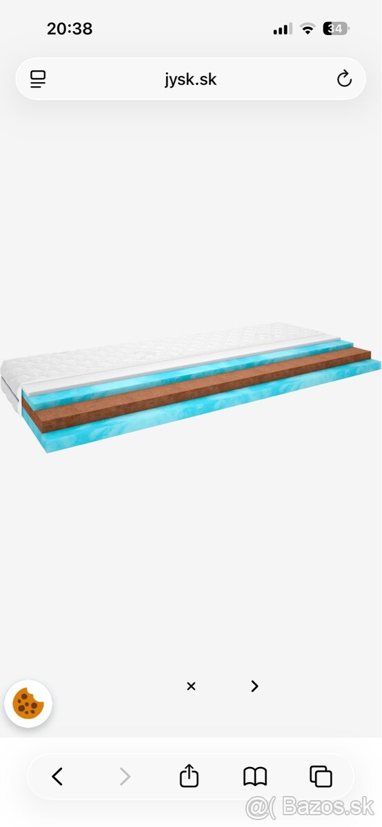 Madrace 90x200 DREAMZONE - tvrdý 👍 - 4