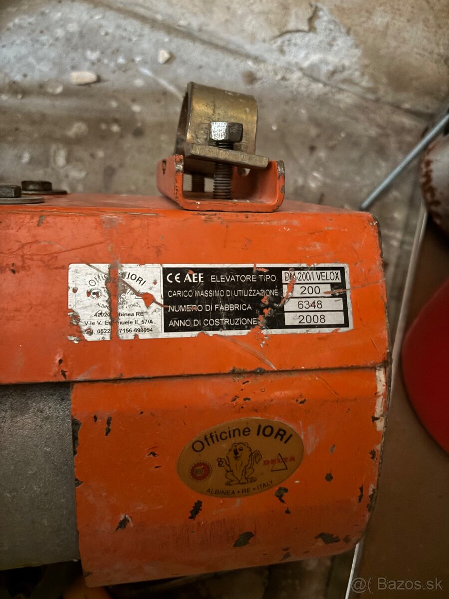 stavebný výťah 200 KG(zavesny) - 4