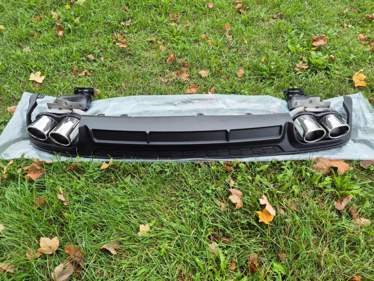 DIFUZOR KONCOVKY SLINE S6 AUDI A6 C8 4K - 4