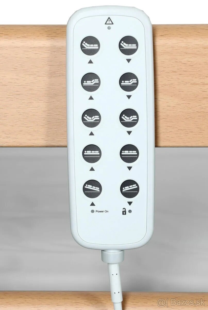 Predám - Elektrická polohovacia posteľ COMFORT + matrac - 4