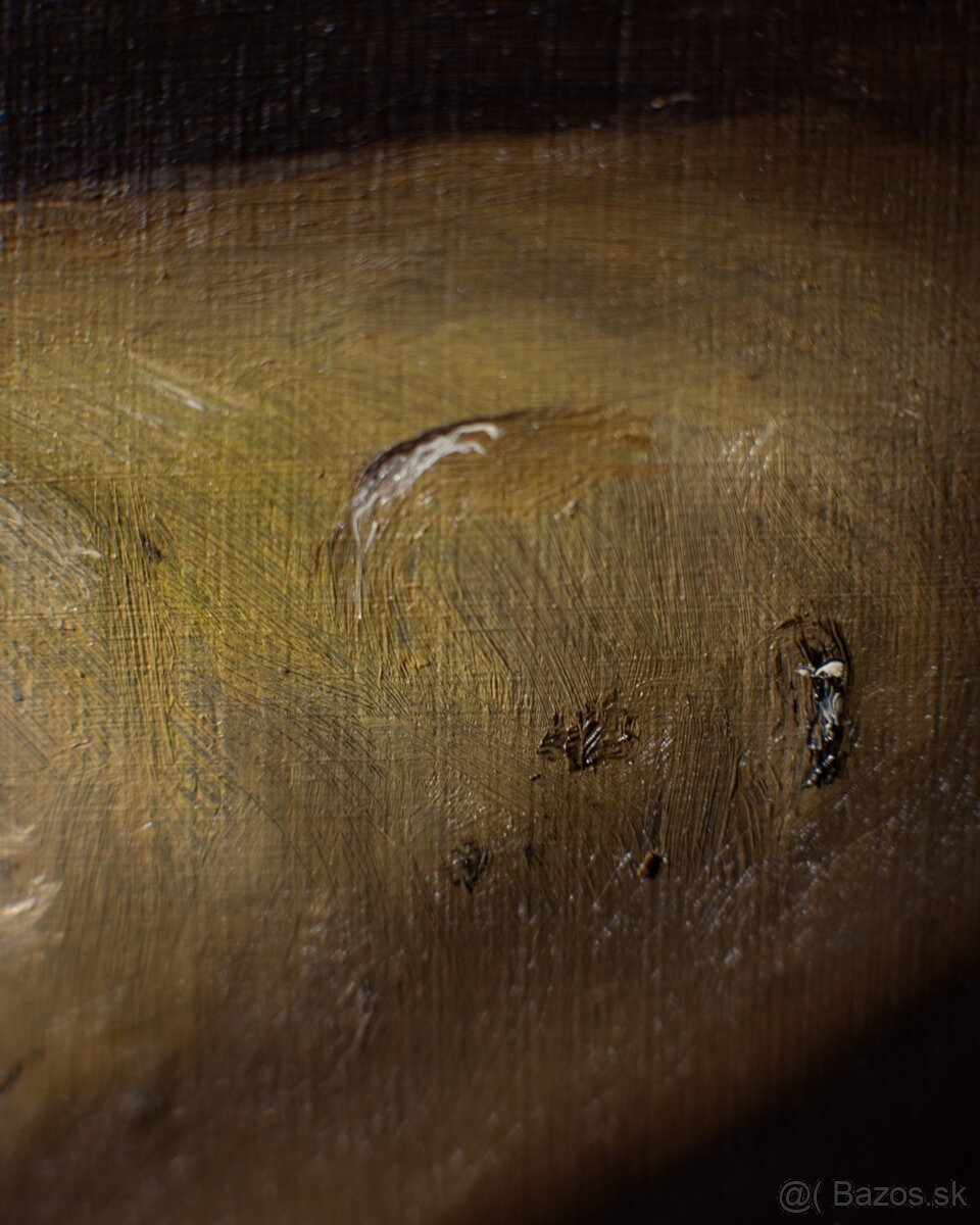 Zátišie so zemiakom - tradičná olejomaľba - 4