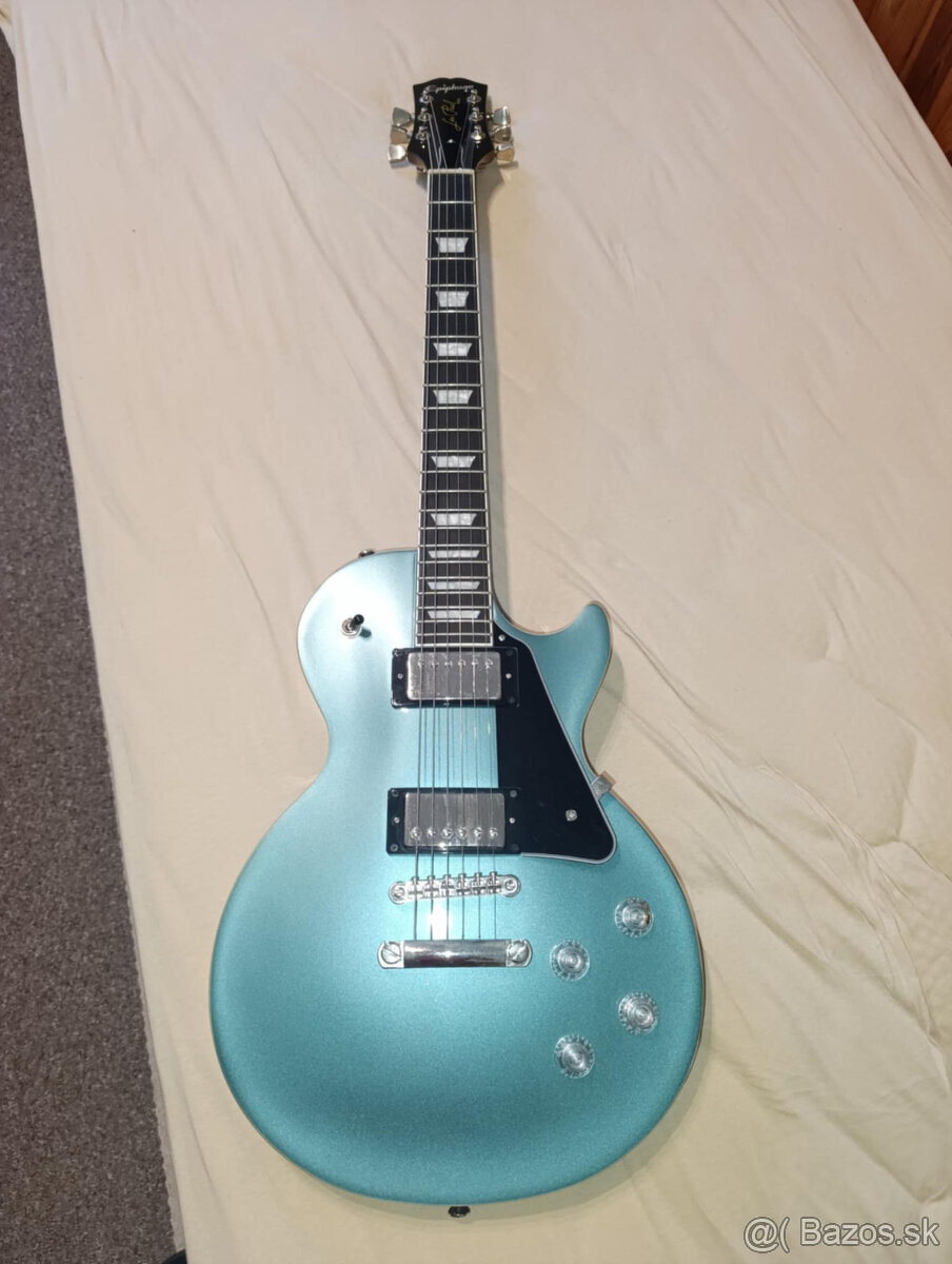 Epiphone Les Paul Modern Faded Pelham Blue predaj - 4