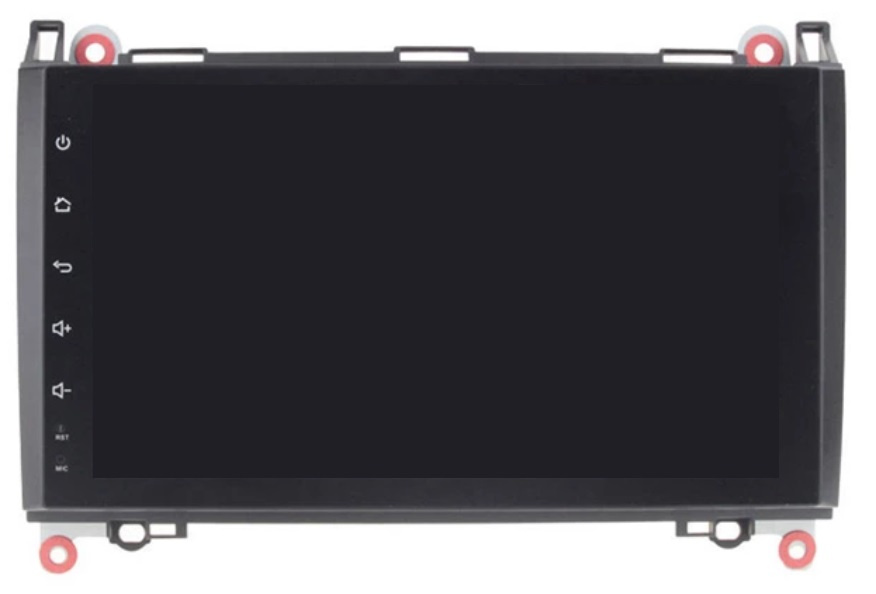 MERCEDES dotykova navigacia Android WiFi Bluetooth - 4