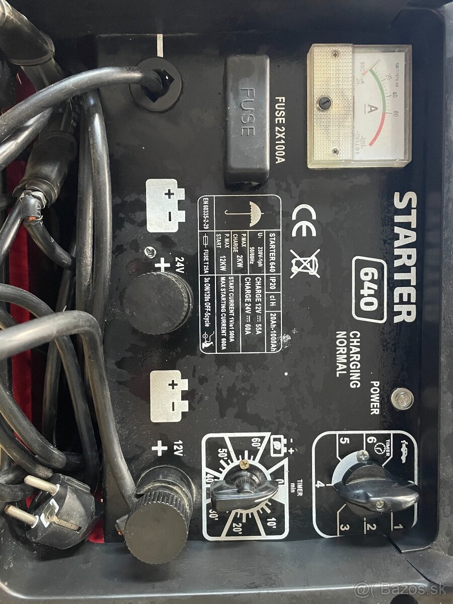 Autonabíjačka zo štartom 12V-24V Starter 640 - 4
