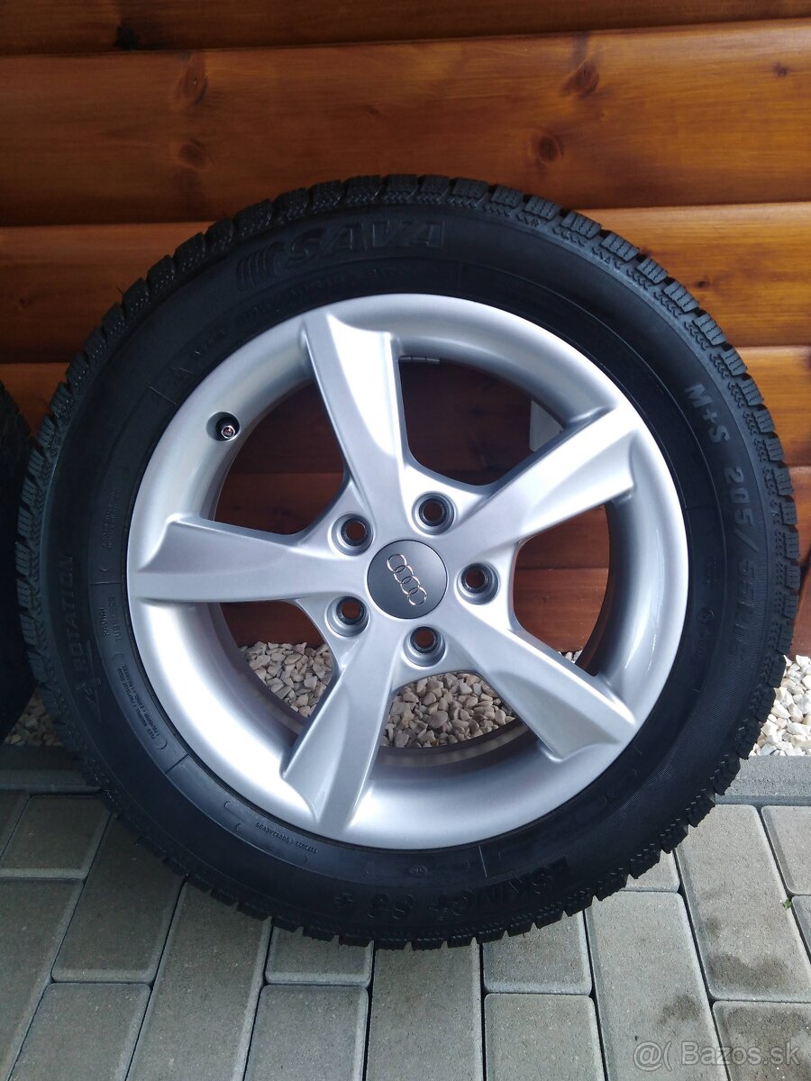 Predám originál disky audi a3 205/55 R16 - 4