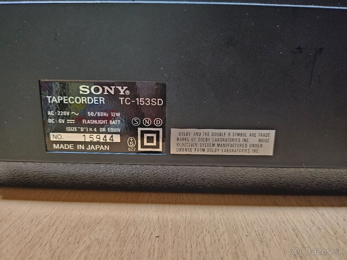 Predám Sony TC153SD - 4