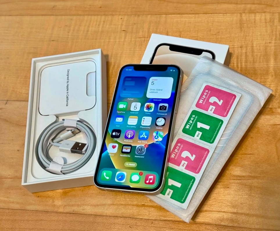 iPhone 12 Mini Bílá BATERIE 100% TOP - 4