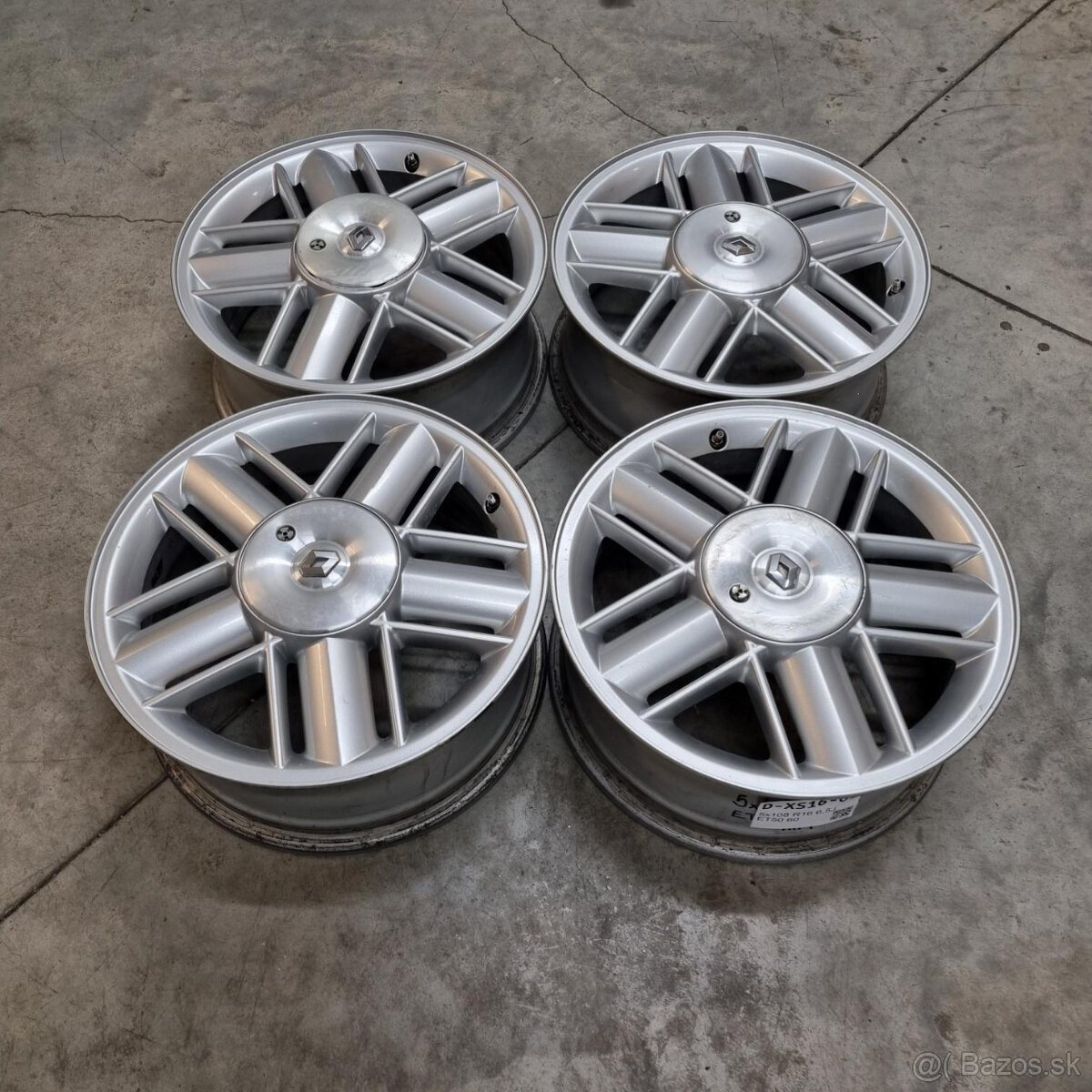 Hliníkové Renault disky 5x108 R16 6,5J ET50 - 4