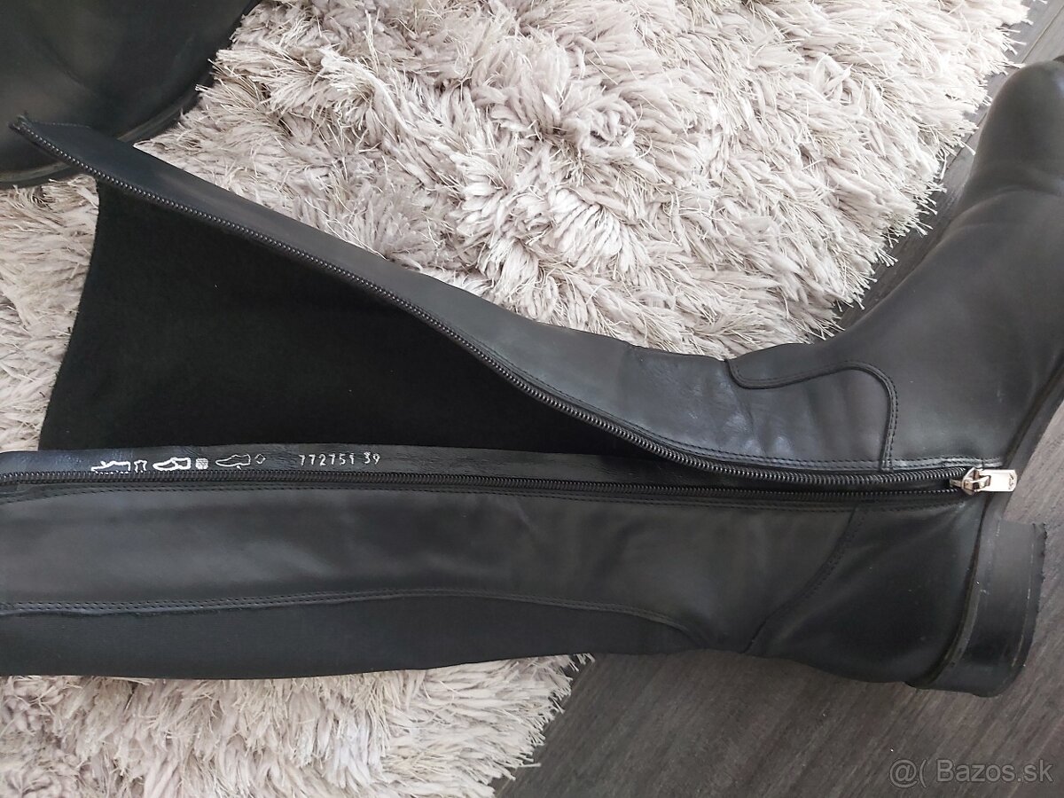 Kožené čižmy zn. Wojas 39 - 4