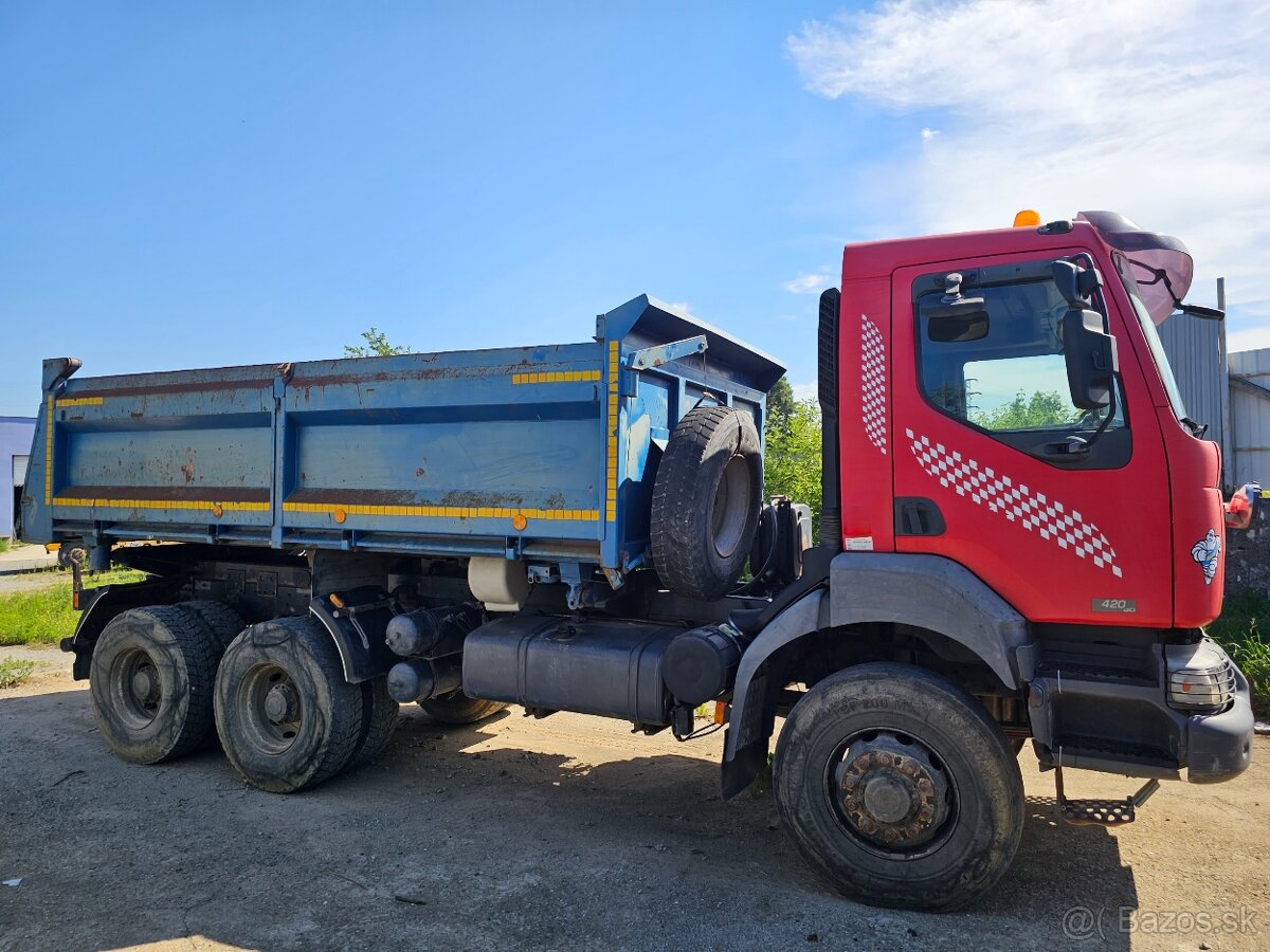 PREDÁM Renault Kerax 420 dCi 6x6 - sklápač - 4