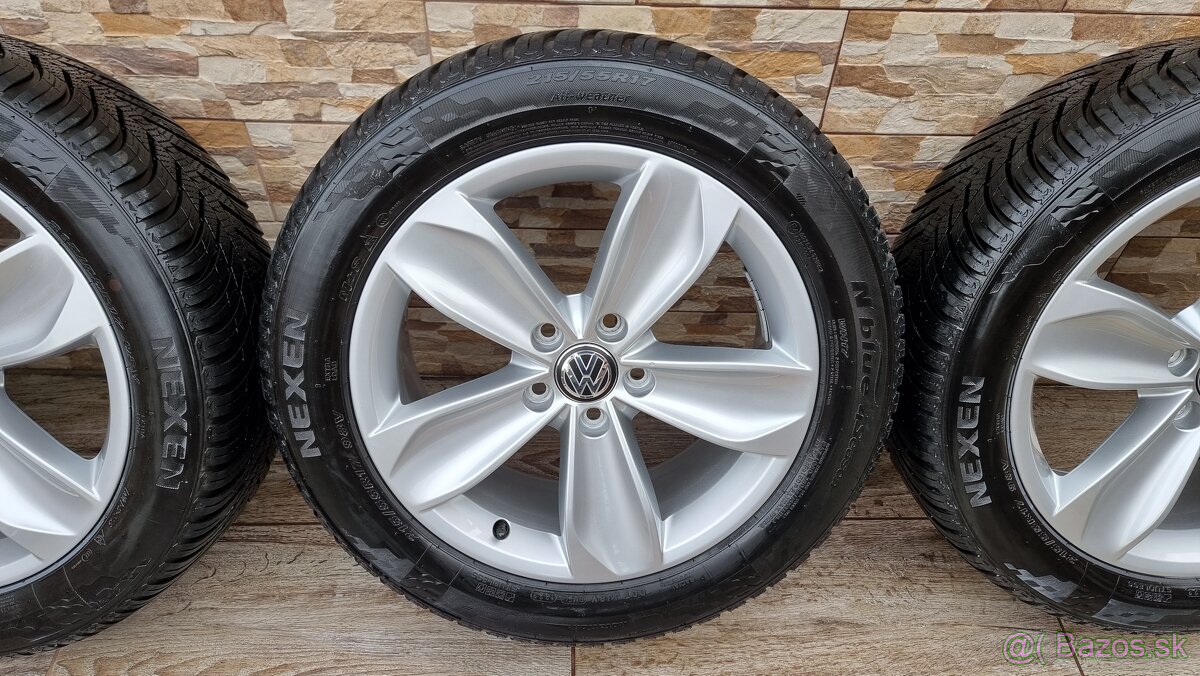 ❄️🌨 Predám VW Istanbul 5x112 R17 215/55r17 zimné/celoročné - 4