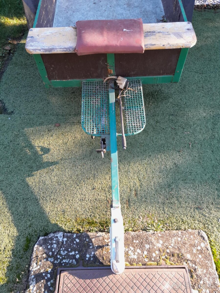 brzdený vozik za malotraktor - 4