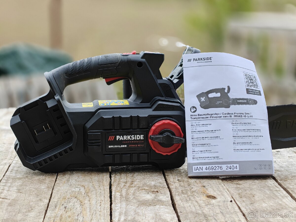 PARKSIDE • aku reťazová píla PPAKS 40-Li A1 - 4