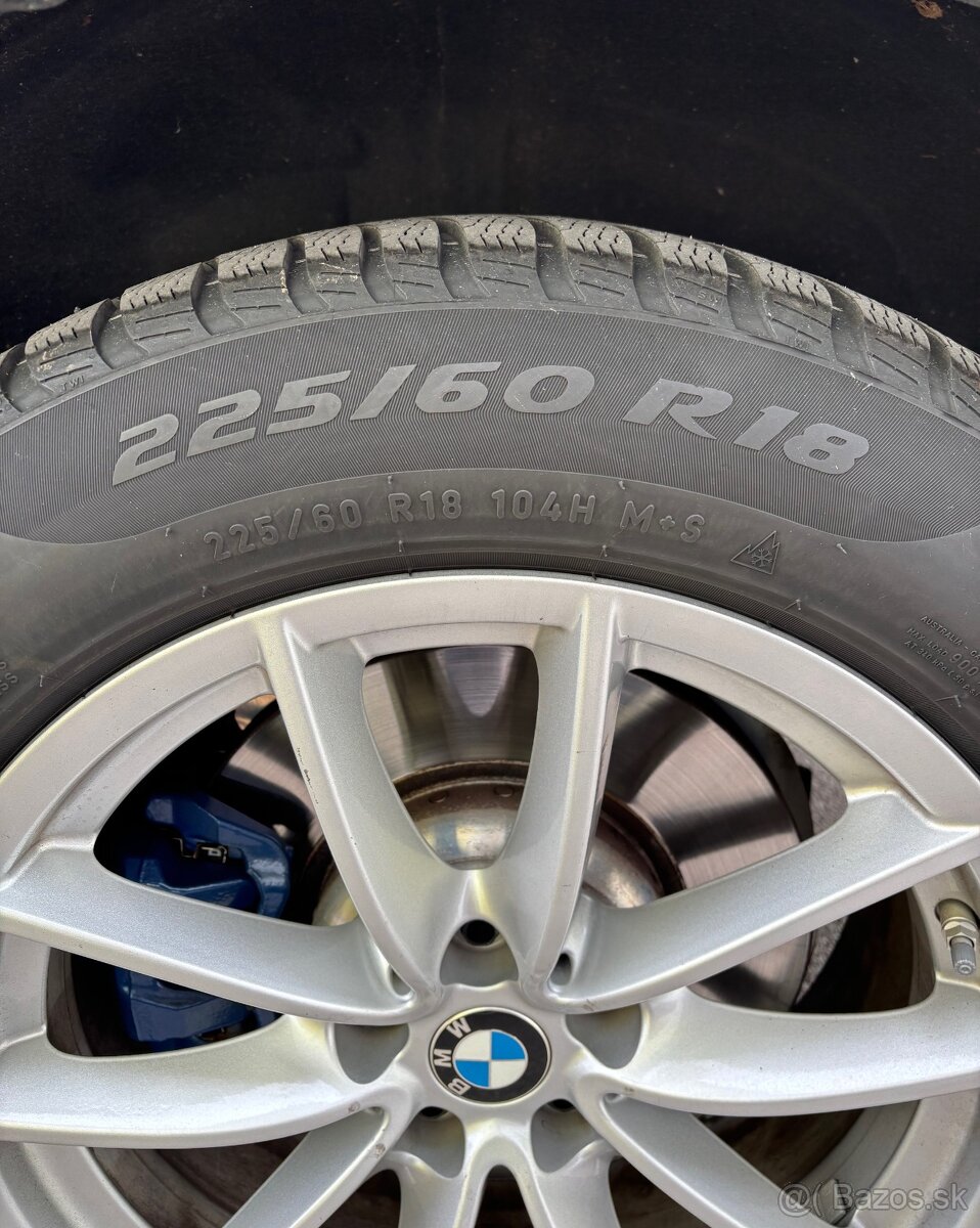 Predám disky BMW X4 r18 + zimné pneumatiky - 4