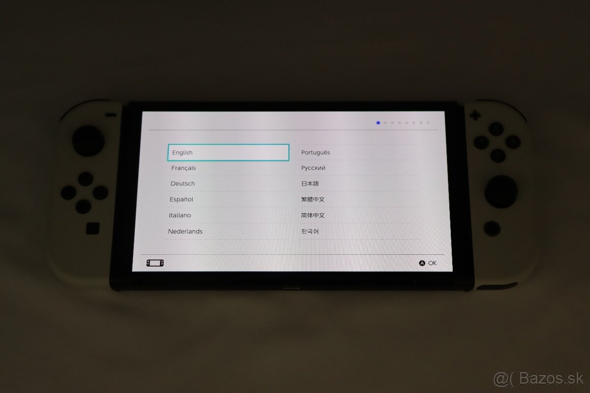 Nintendo Switch OLED biela (CIB) - 4