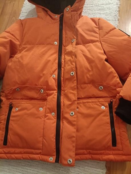 Zimná bunda oranzova c.146 - 4