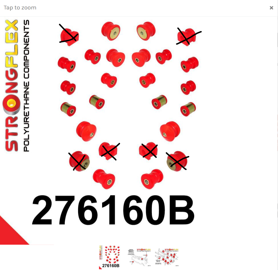 StrongFlex sada Subaru Legacy - 4