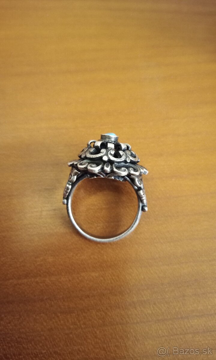 Starožitný filigránsky prsteň - 4