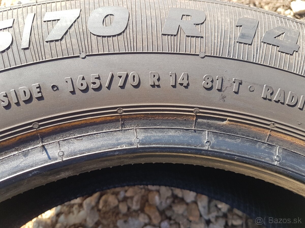 165/70 r14 letné pneumatiky 2ks Platin DOT2023 - 4