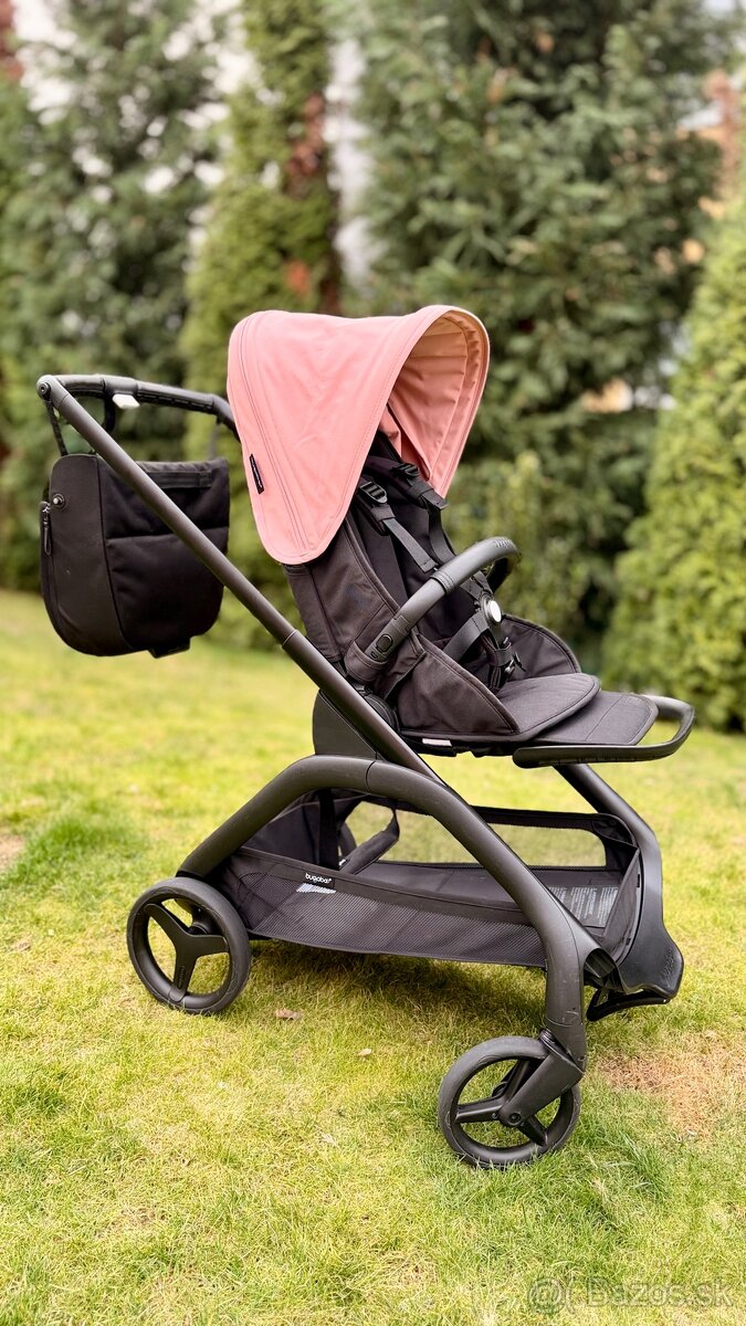 Bugaboo dragonfly s ružovou strechou - 4