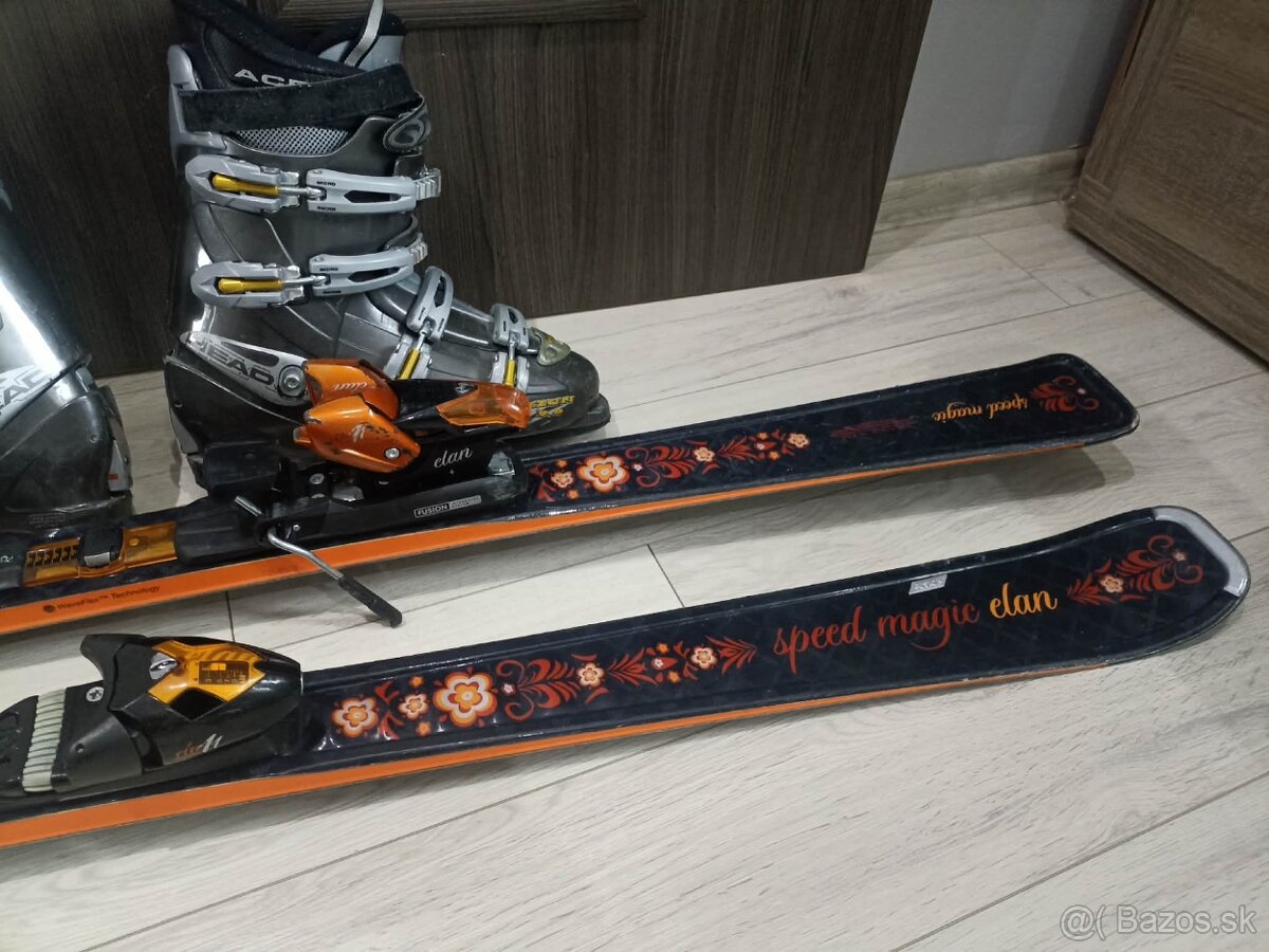 lyže elan a lyžiarky - 4
