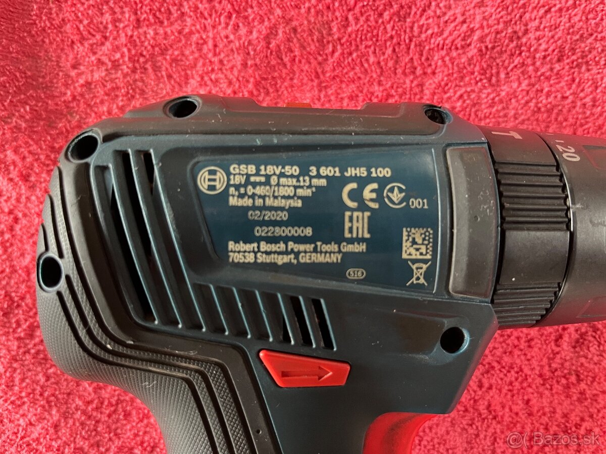 Bosch gsb 18v-50 aku s príklepom - 4