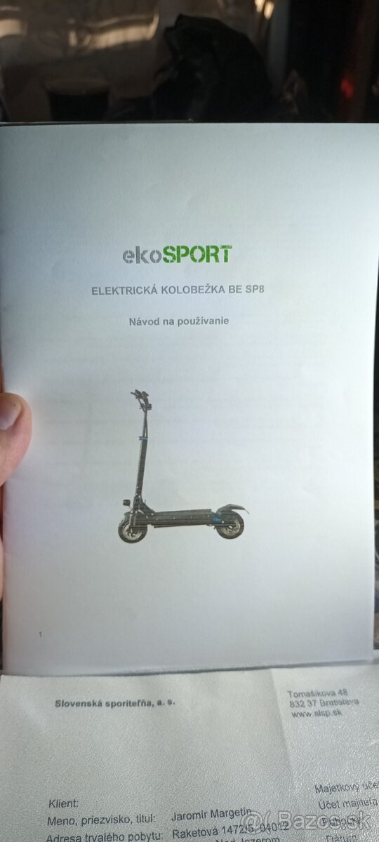 Predam elektrokolobežku - 4