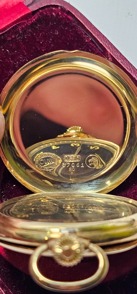 14k vreckové hodinky - 4