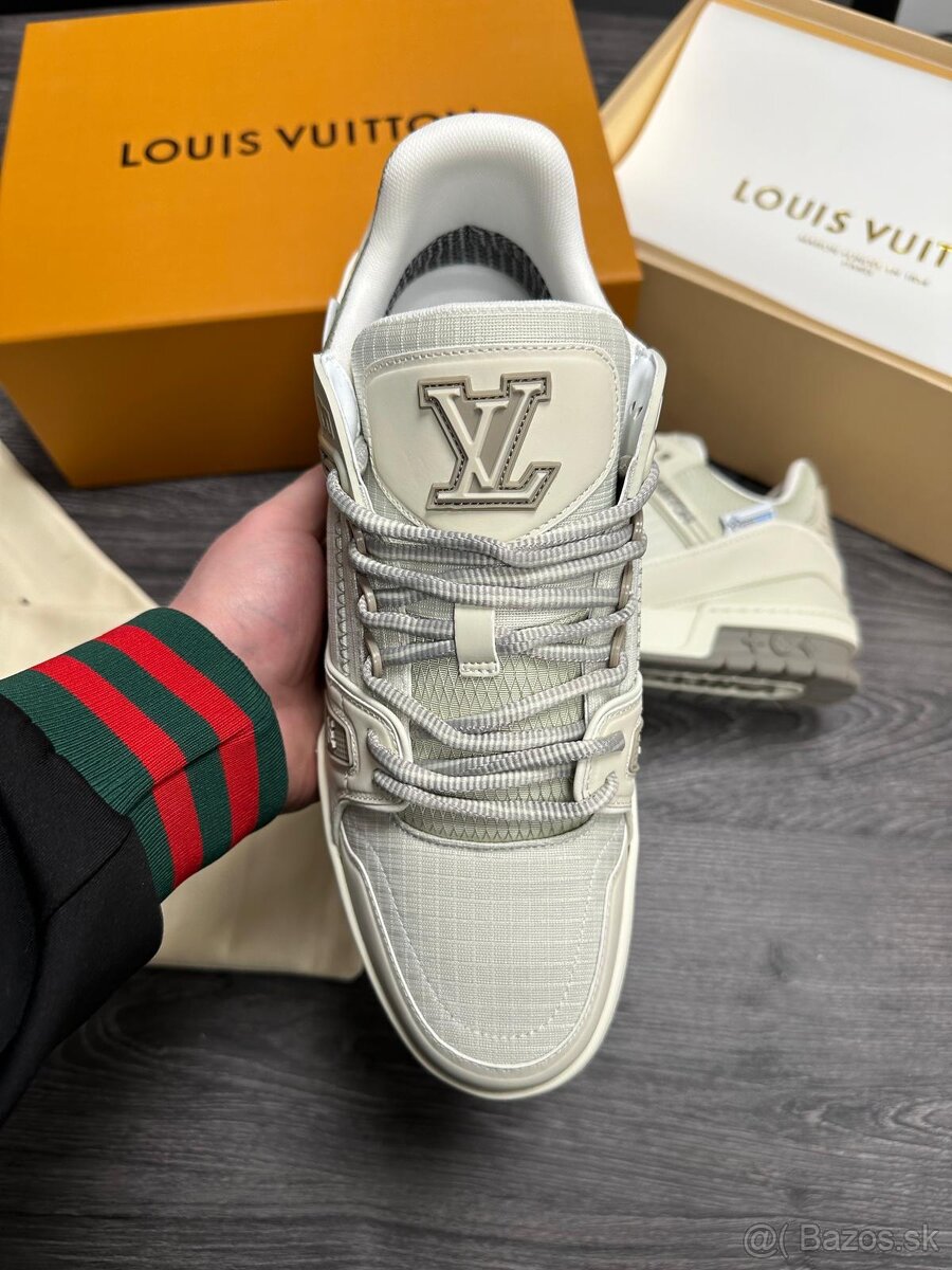 Louis Vuitton tenisky Grey komplet balenie. - 4