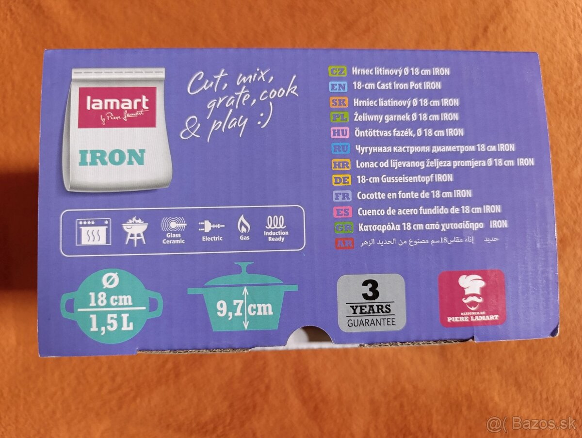 Liatinový hrniec Lamart - 4