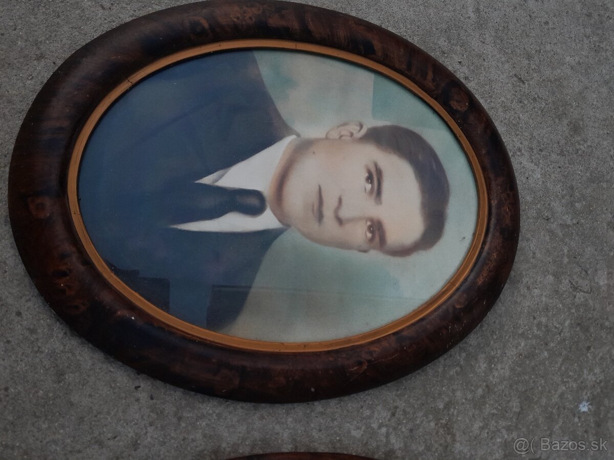 Predám dva oválne rámy - 4