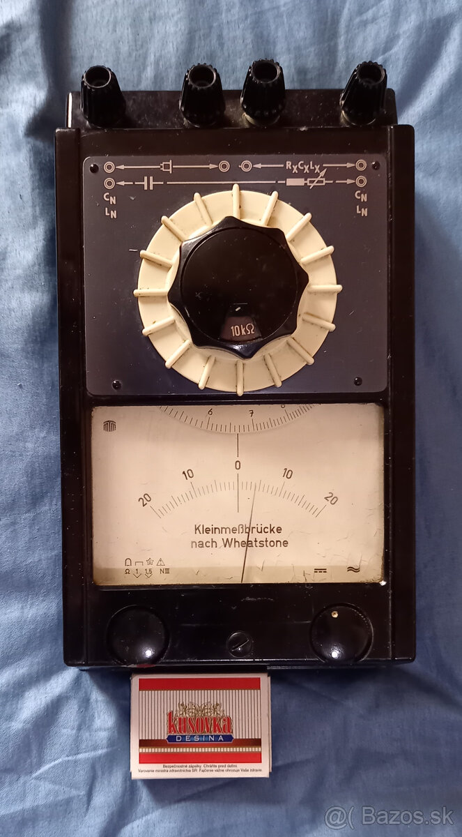 Predám RLC merač VEB DDR a zadarmo záťažový Voltmeter - 4