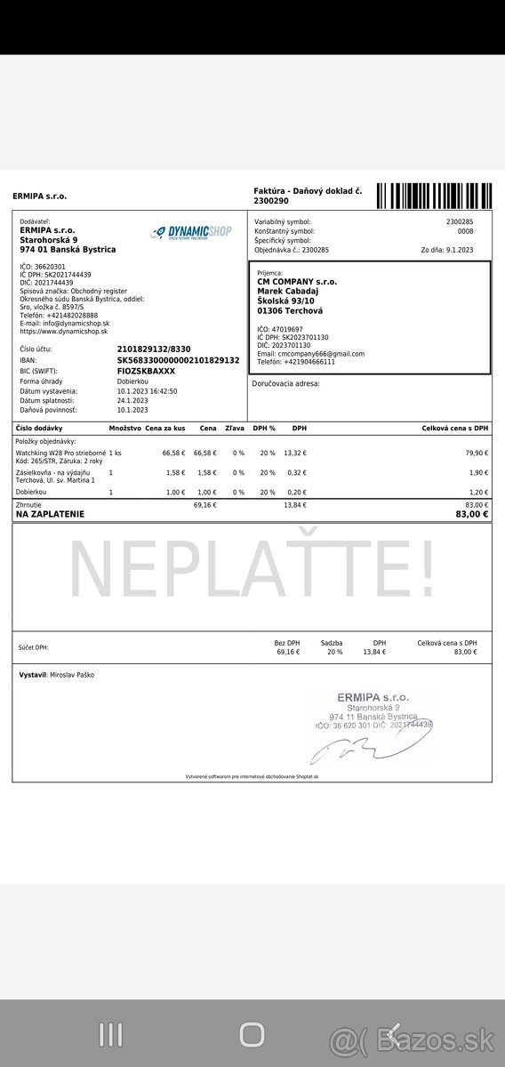 Smart hodinky Watchking W28 PRO - 4