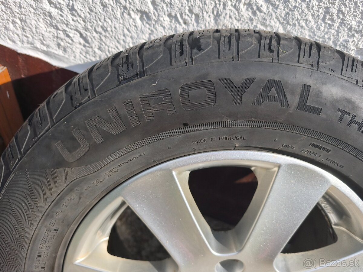 AL disky R16 + zimné pneu 215/70 - 4