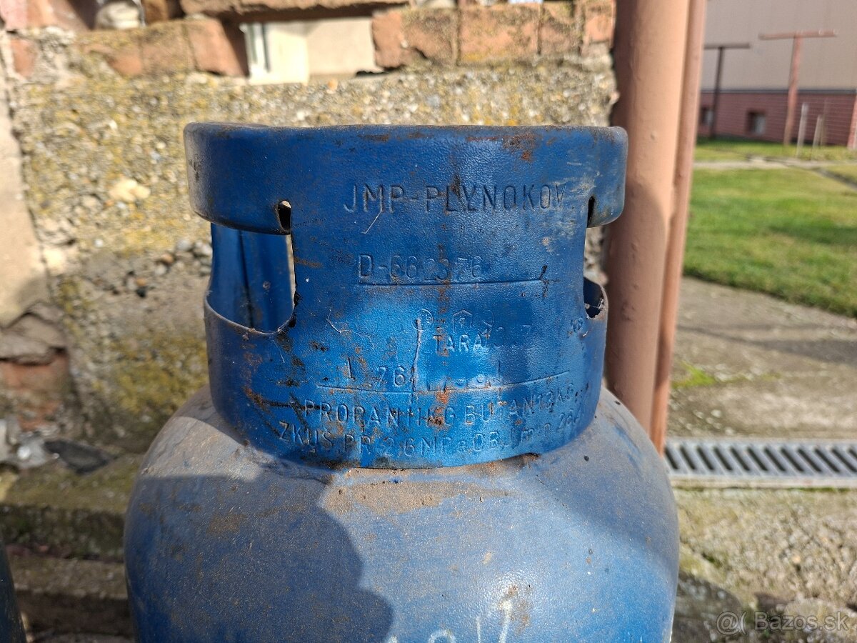 Propán butánové flaše. 3 kusy prázdné - 4