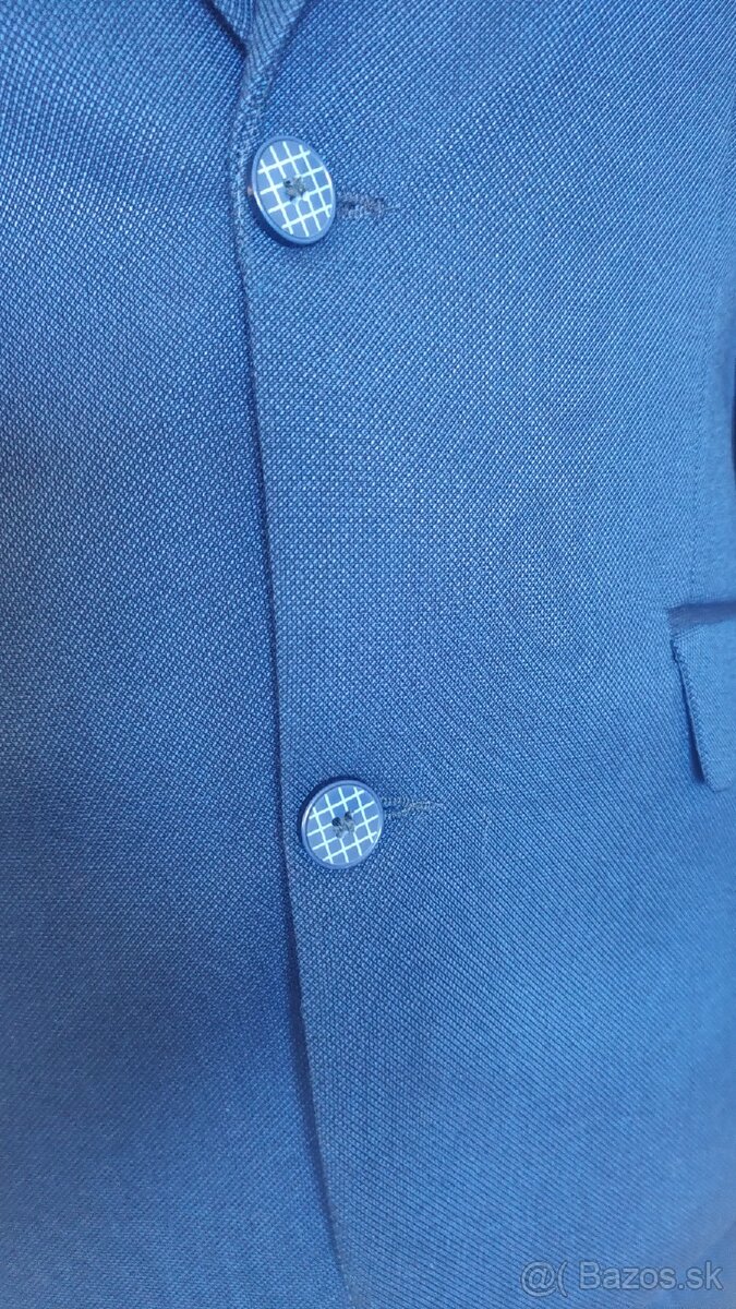 Modrá obleková súprava Priam - 4