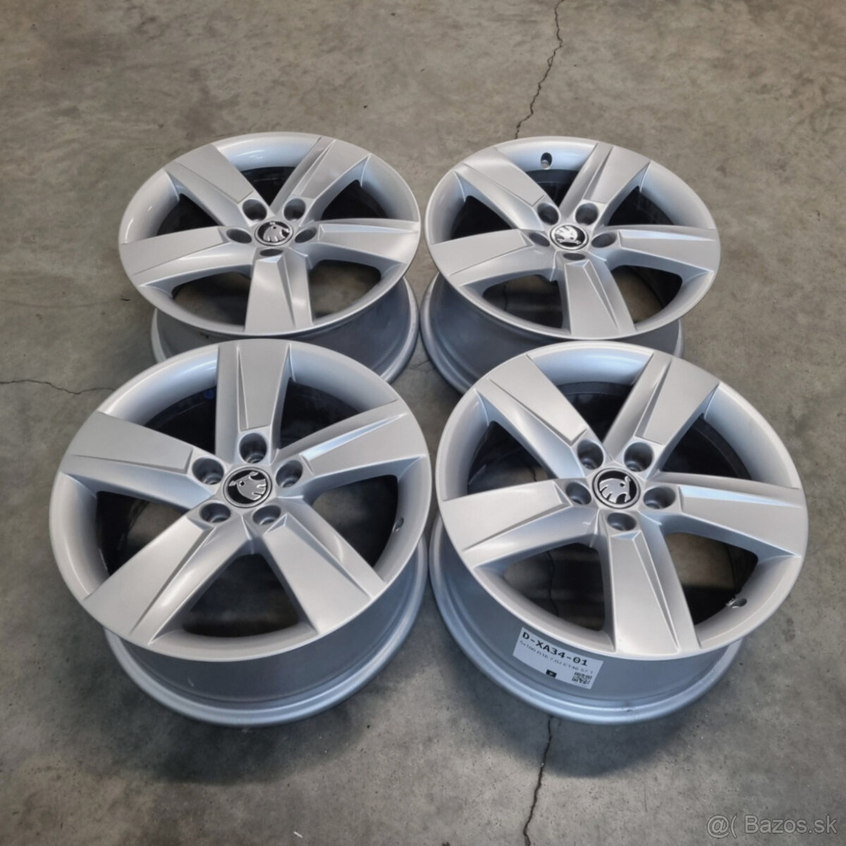 Hliníkové disky 5x100 R16 7J ET46 - 4