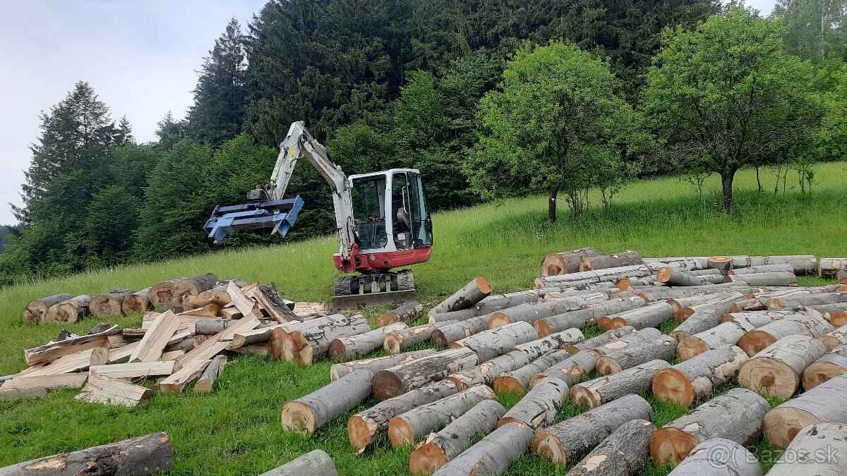 Hydraulická kalačka dřeva na bagr/ vyvážečku - 4