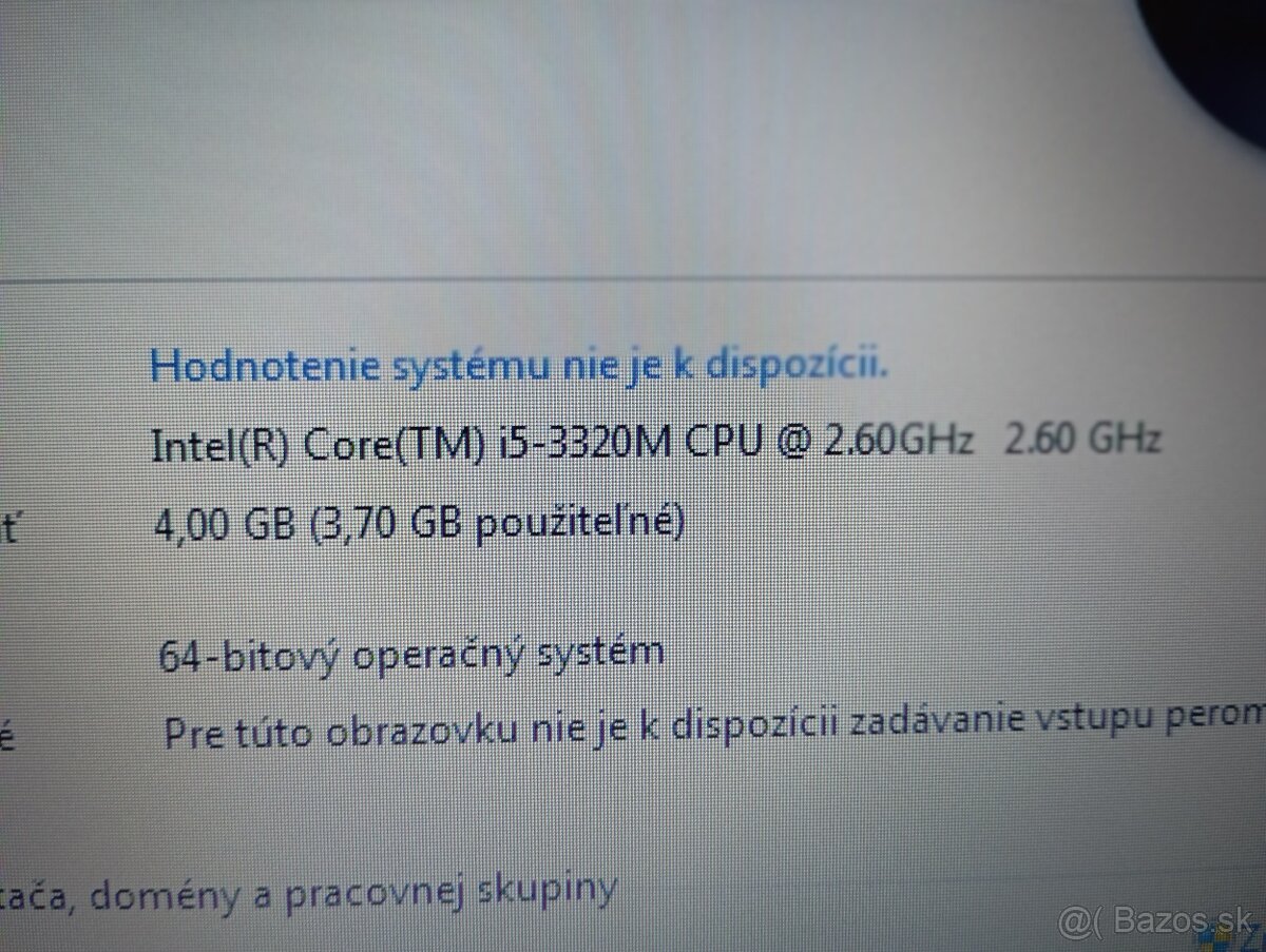 predám LENOVO THINKPAD T530 , WINDOWS 7 - 4