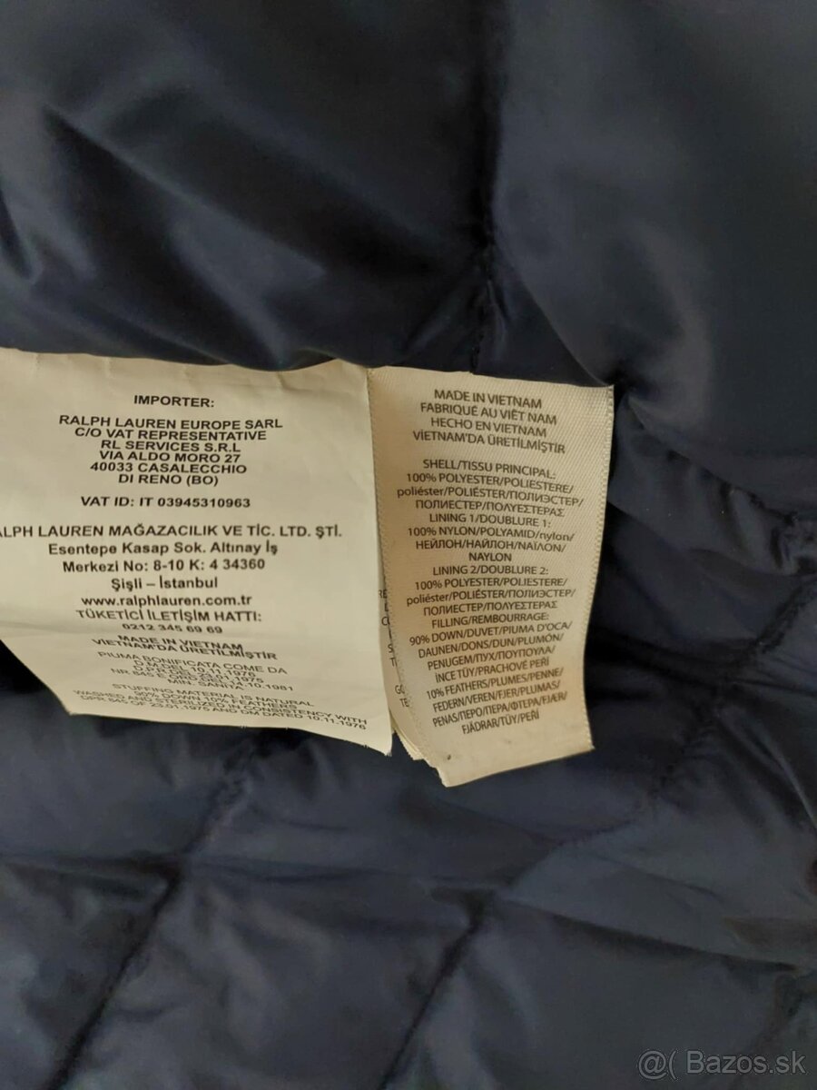 Pánska páperová bunda Polo Ralph Lauren L - 4