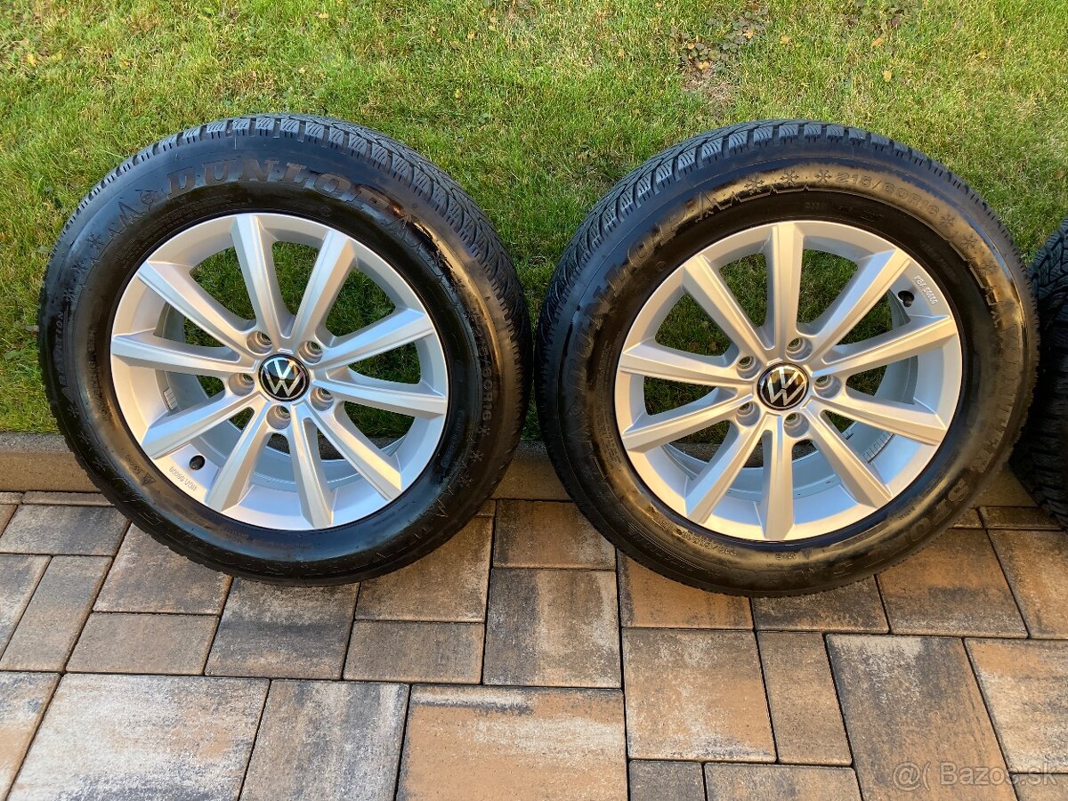 Zimná sada org VW MERANO 5x112 6,5J ET42 215/60 R16 - 4