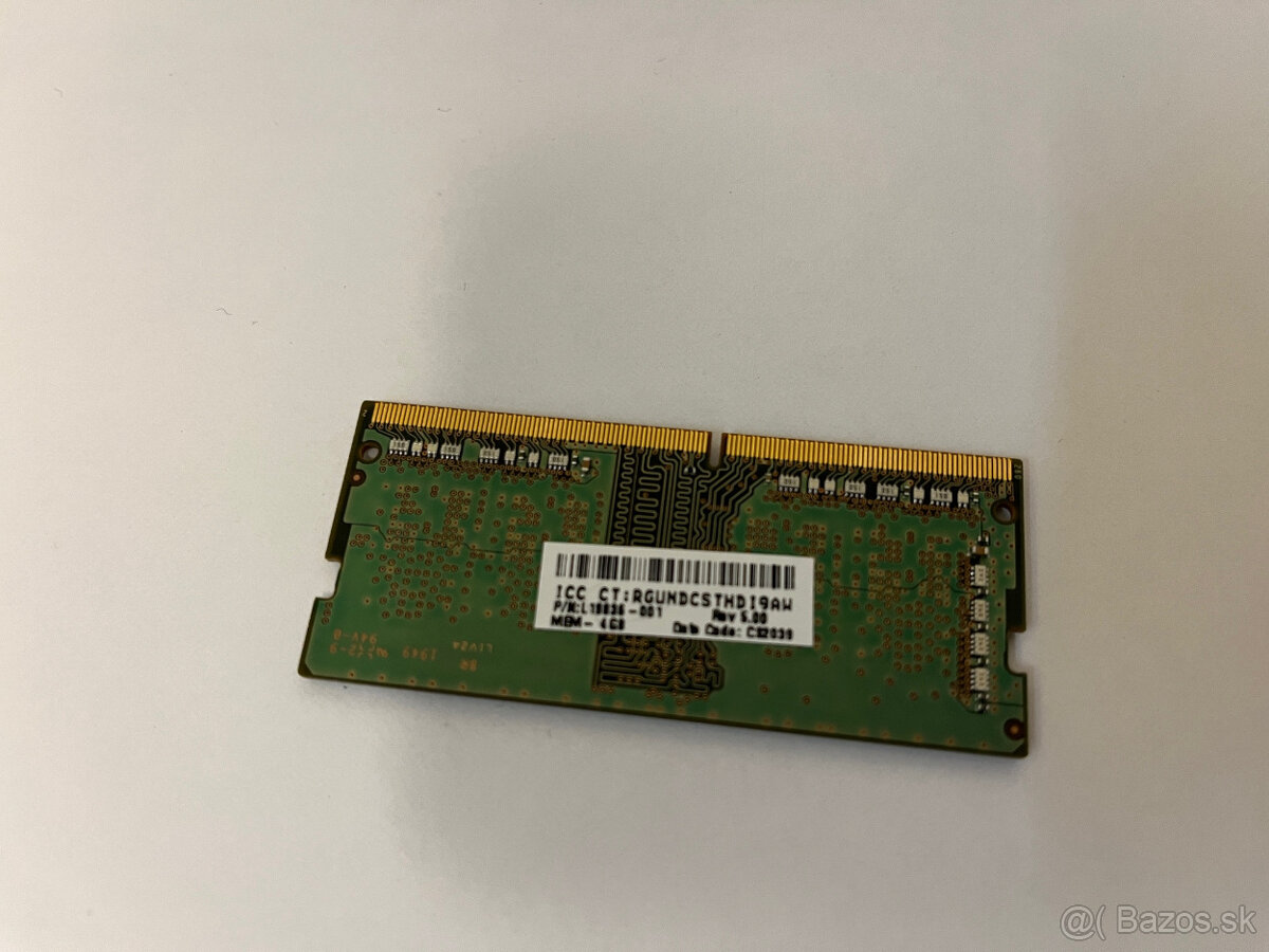 SO-DIMM 4GB DDR4 RAM pre notebook, spolu dual-channel 8GB - 4