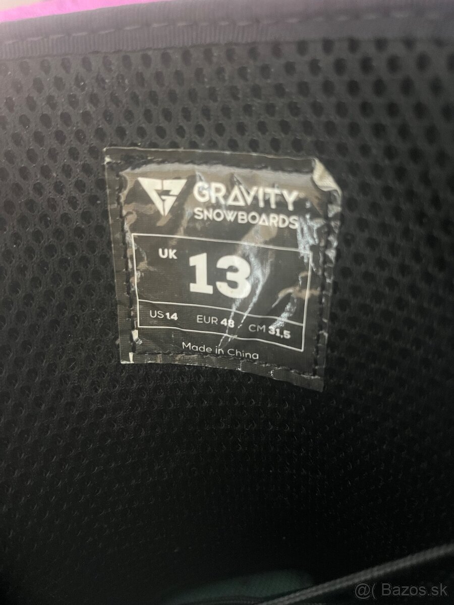 Topánky na snowboard značka Gravity - 4