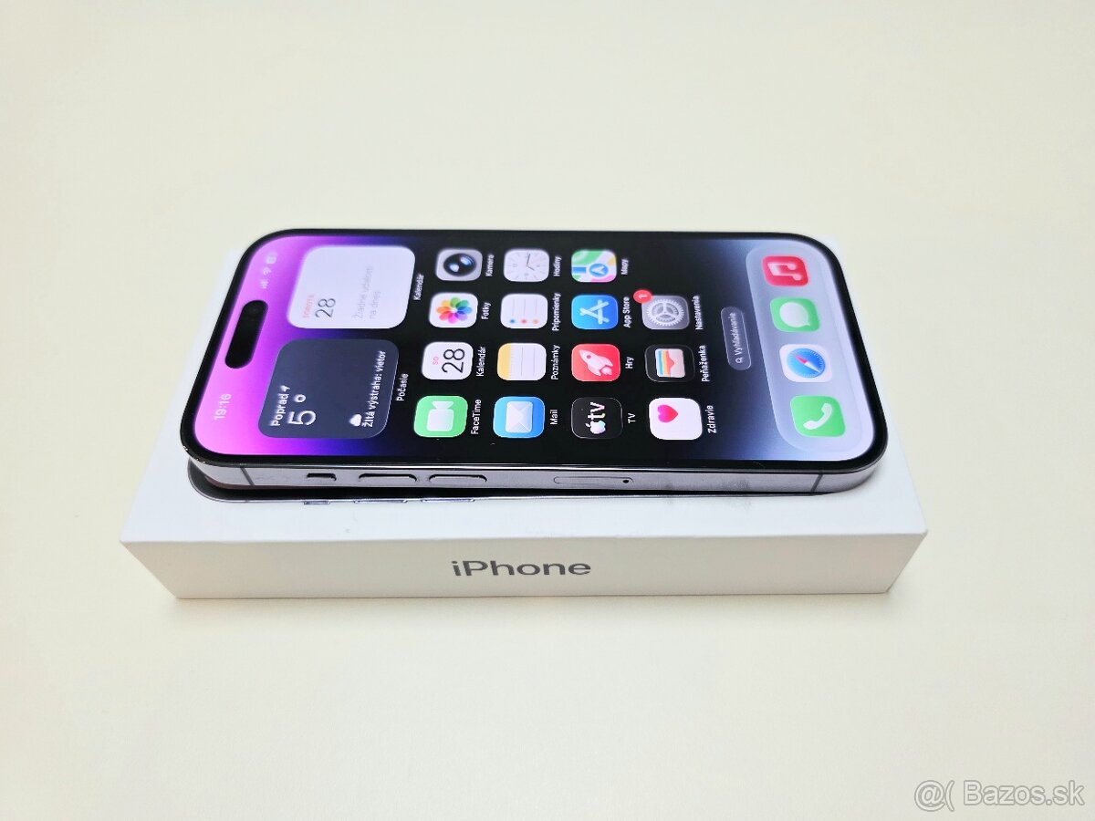 Apple Iphone 14 PRO 128GB DEEP PURPLE ,BATERKA 100% - 4