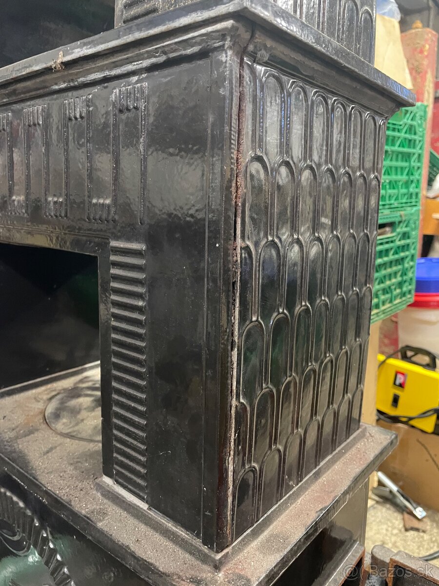 Nórske liatinove poschodové kachle - 4