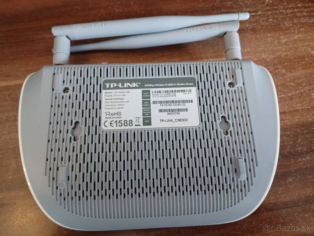 TP-Link WiFi modem/router TD-W9960 + TD-W8961NB – 1 adaptér - 4
