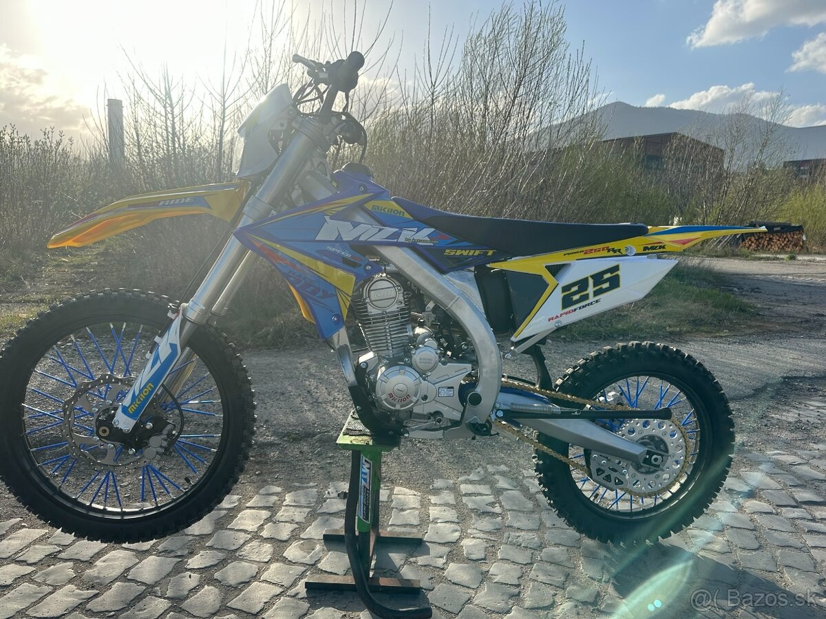 NOVE Enduro Mikilon MZK 250cm3 kolesá 21/18 + Štartér