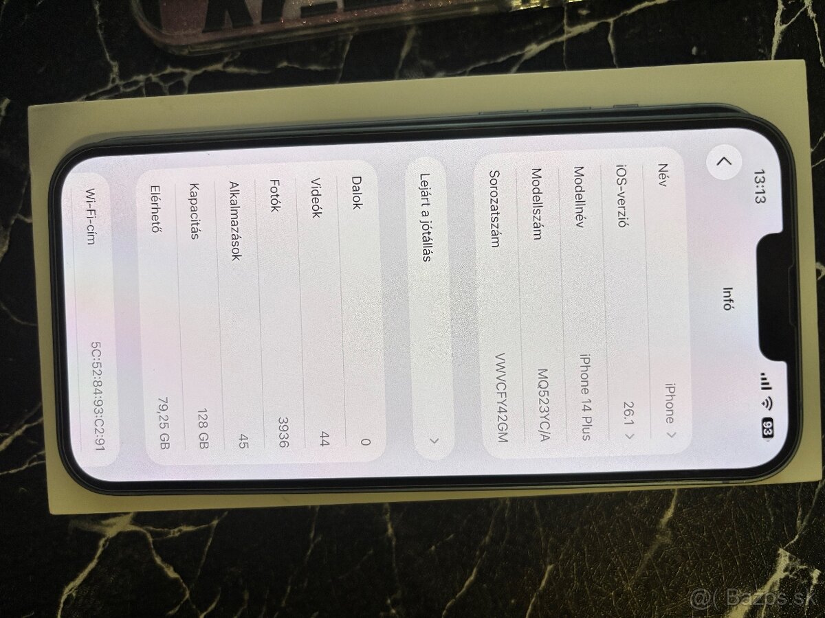 iPhone 14 Plus – 128 GB – modrý - 4