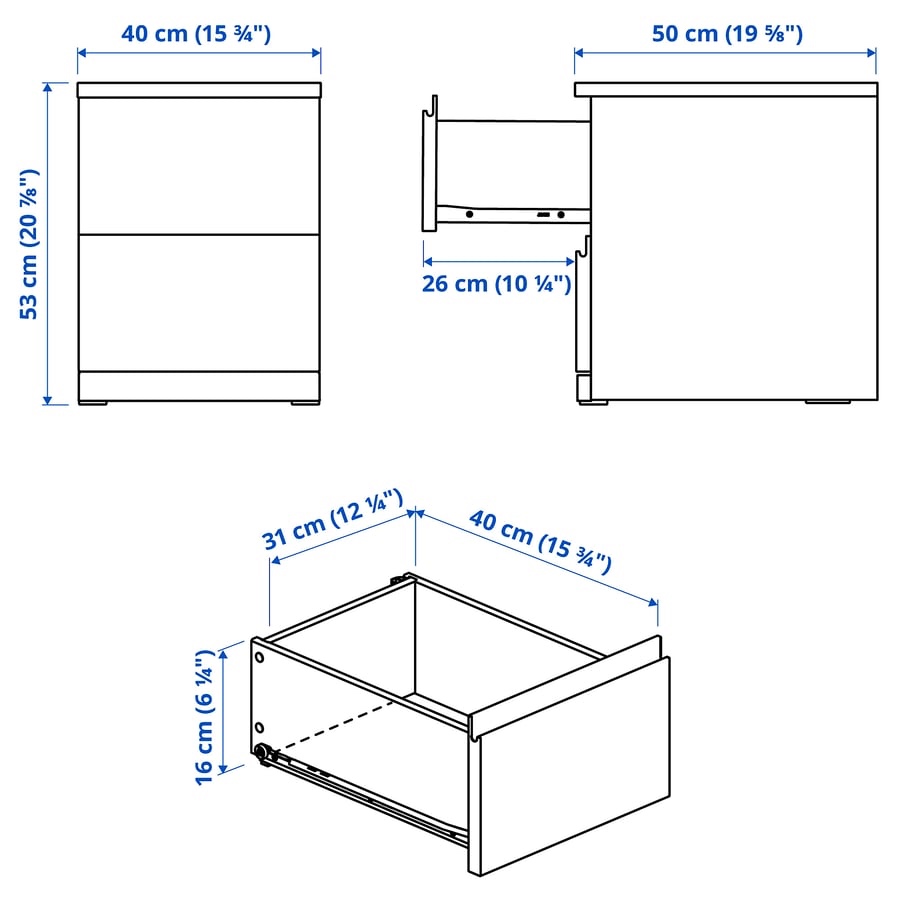 Nočný stolik Ikea - 4