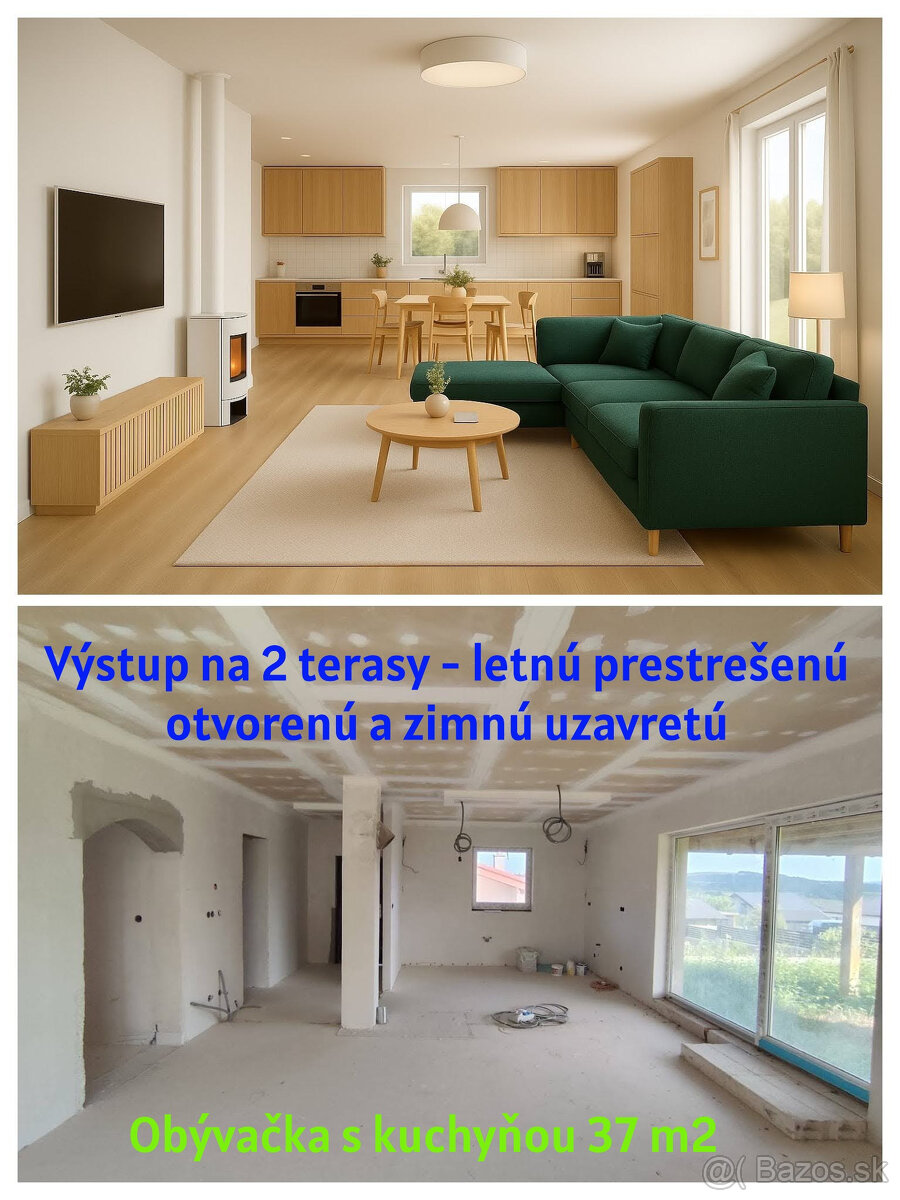 5 izbový rodinný holodom na veľkorysom pozemku 1050 m2 v obc - 4